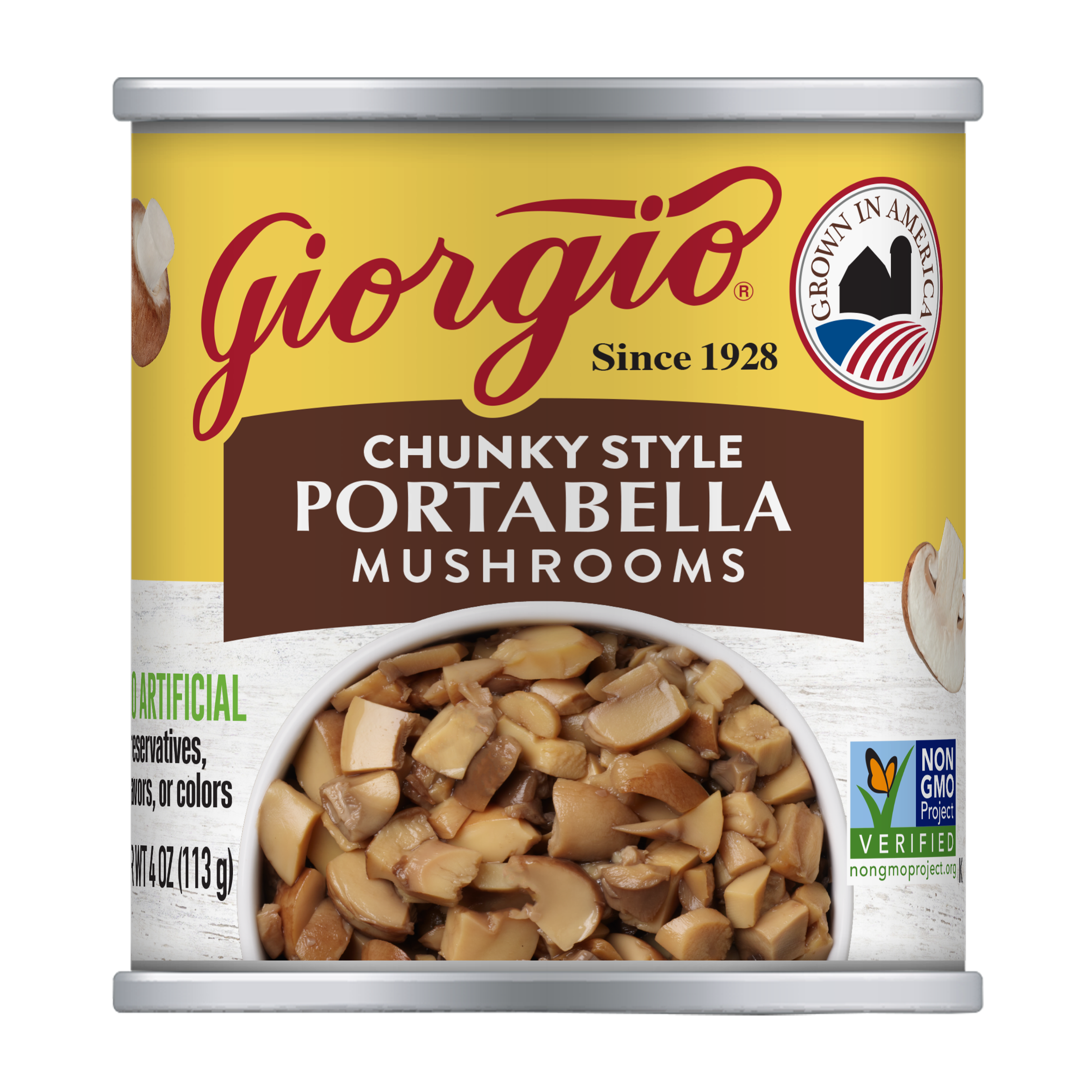 Giorgio Chunky Portabella 4Oz Clean Label Can Mock Uppng